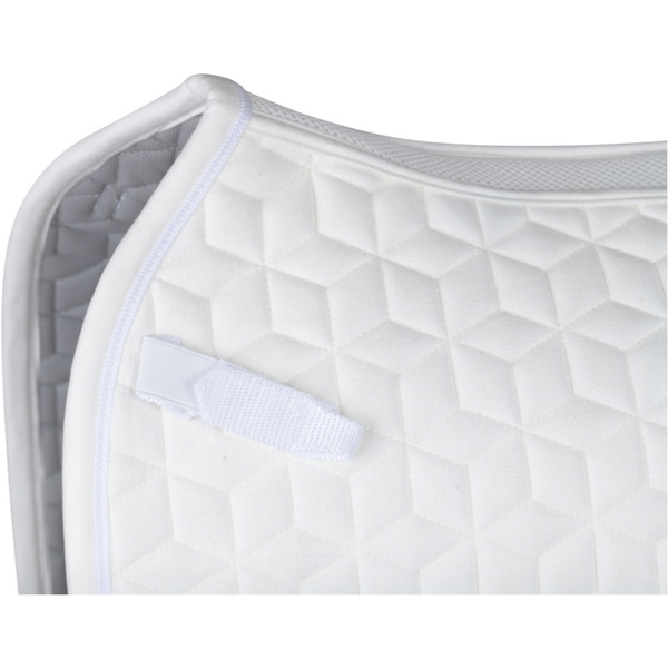 2026 WeatherBeeta Suede Elite Air-Tec Dressage Saddle Pad 1030346 - White